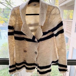 Free People Double Breasted Cardigan